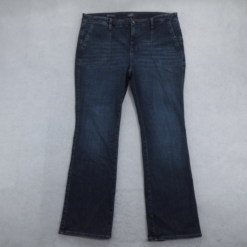NYDJ Women's Jeans Size 16 Bootcut Barbara‎ Gold Coast Blue